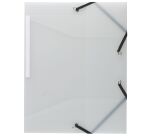 Chemise à élastique 3 rabats Exacompta 24 x 32 cm translucide