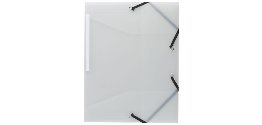 Chemise à élastique 3 rabats Exacompta 24 x 32 cm translucide