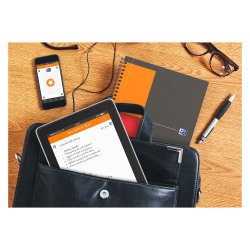 Cahier spirales Oxford Meetingbook - B5 17,6 x 25 cm - petits carreaux - 160 pages