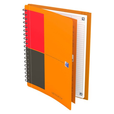 Cuaderno espiral Oxford International Meetingbook B5 17,6 x 25 cm - Blanco rayado - 160 páginas