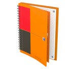 Cahier spirales Oxford Meetingbook - B5 17,6 x 25 cm - blanc ligné - 160 pages