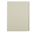 Intercalaire A4 carte beige 25 onglets numériques 1 à 25 beiges - 1 jeu