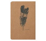 Carnet piqué Flying Spirit Clairefontaine 11 x 17 cm - ivoire ligné - 96 pages