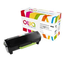 Toner Owa compatible Lexmark 50F2000 noir pour imprimante laser