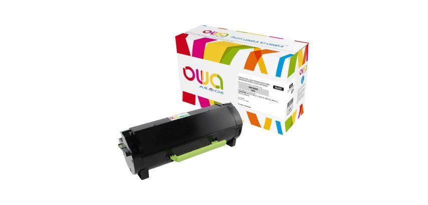 Toner Owa compatible Lexmark 50F2000 noir pour imprimante laser