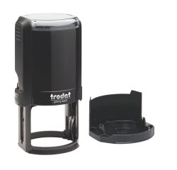 Tampon encreur personnalisé automatique rond Trodat Printy 4642 monochrome - noir