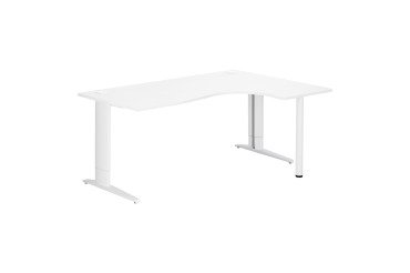 Bureau compact Excellens Métal Plus piètement L fixe ou réglable au montage