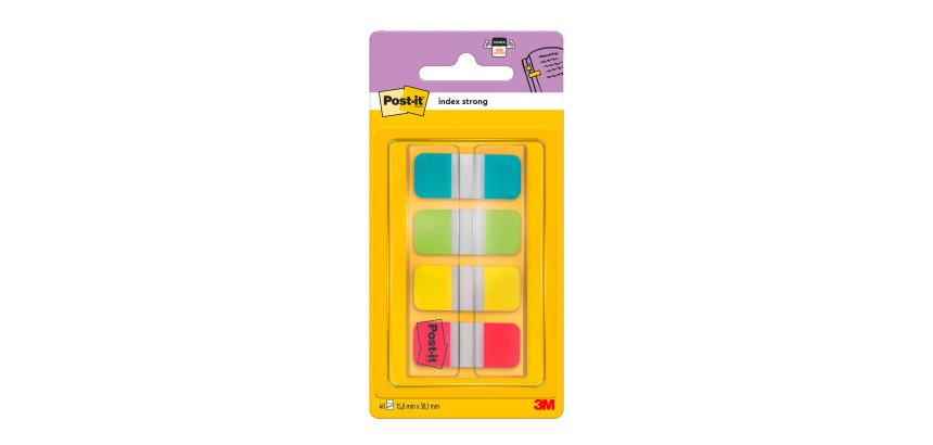 Mini marque-pages "classique" Post-it - distributeur de 40
