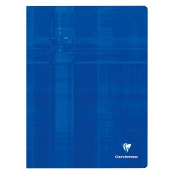 Notebook Clairefontaine 96 pg 24 x 32 cm checked 5 x 5 assorted colors