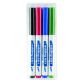 Set of 4 markers E661 assorted colors