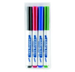Rotulador de pizarra blanca edding 661 Surtidos Paquete de 4