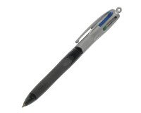 Ballpoint Bic 4 colors grip Pro retractable point 1 mm - medium writing