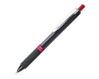 Stylo roller Pentel OH! Gel rétractable pointe 0,7 mm - écriture moyenne rouge