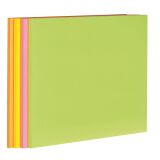 Notes unies couleurs néon Super Sticky Post-it 203 x 152 mm - bloc de 45 feuilles