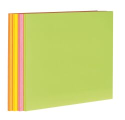 Block 45 neon colored Super Sticky Post-it notes 203 x 152 mm