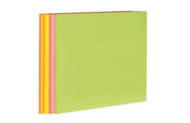 Notas adhesivas colores neón lisos Super Sticky Post-it 203 x 152 mm