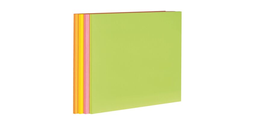 Blok 45 neon gekleurde Super Sticky Post-it notes 203 x 152 mm - 1 blok van 45 vellen in 1 kleur