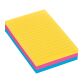 Blok 90 gekleurde Rio Super Sticky Post-it notes 101 x 152 mm, gelijnd - 1 blok van 90 vellen in 1 kleur