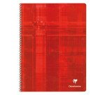 Cahier spirales Clairefontaine Metric - A4+ 24 x 32 cm - petits carreaux - 100 pages