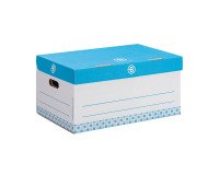 Caisse archives Carton Bruneau - H 27 x L 55 x P 36 cm - Haute résistance - Couleur