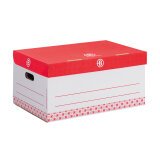Archive boxes in cardboard Bruneau H 27 x W 55 x D 36 cm colour