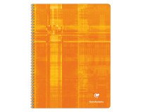 Notebook Clairefontaine 100 pg 24 x 32 cm checked 5 x 5 assorted colors