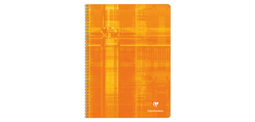 Cahier spirale Clairefontaine Metric A4+ 24 x 32 cm petits carreaux 100 pages