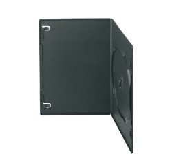 Pack 10 doosjes slim 1 dvd zwart