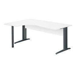 <translated text>
Compact Bruneau Excellens desk with metal L base