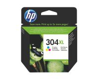 HP 304XL Cartucho original tricolor de alta capacidad (300 páginas)