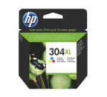 HP 304XL Cartucho original tricolor de alta capacidad (300 páginas)