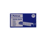 Caja de 1000 Grapas Petrus 22/8 - 24/8 Cobreada