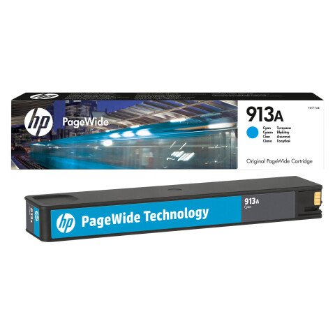 HP 913A (F6T77AE) cartucho original cian alta capacidad (3000 páginas)