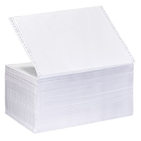 Papel de listado tratamiento de texto Exacompta 2 ejemplares 56 g 380 x 280 mm - 1000 hojas
