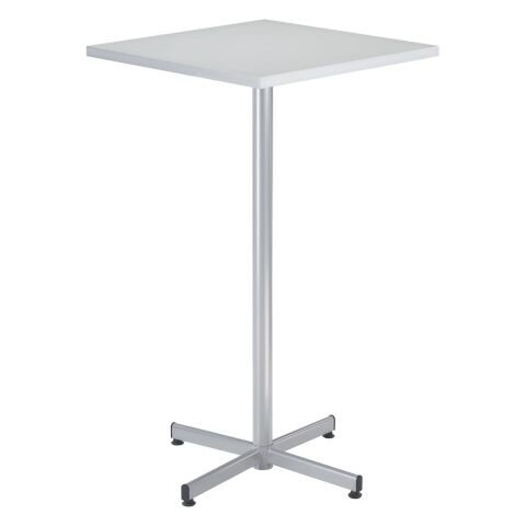 Mesa cuadrada alta Klass One gris