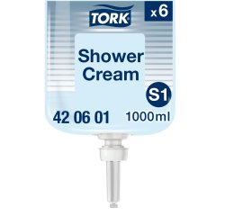 Crème de douche Tork,  pour distributeur S1 - Cartouche de 1 L