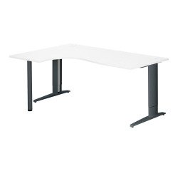 Compacte werkpost Bruneau Excellens L-vormig onderstel metaal Plus