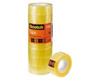 Torre de 8 cintas adhesivas transparente 19 x 33 Scotch