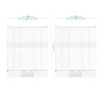 Agenda Exacompta Journal 29/1 Rendez-vous Noir - Année 2026 - 21 x 29,7 cm