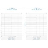 Agenda Exacompta Journal 29/1 Rendez-vous Noir - Année 2026 - 21 x 29,7 cm