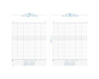 Agenda Exacompta Journal 29/1 Rendez-vous Noir - Année 2026 - 21 x 29,7 cm