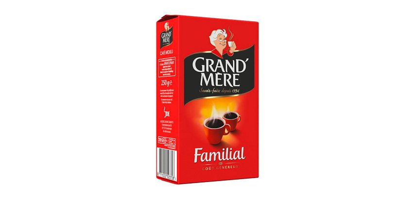 Café moulu Grand Mère Familial - Paquet de 250 g