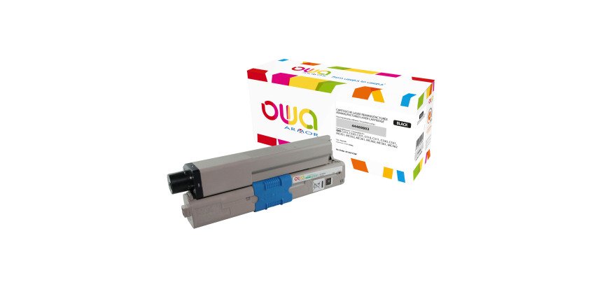Toner Owa compatible Oki 44469803 noir pour imprimante laser
