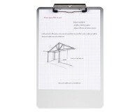 Portabloc Aluminio efecto granulado 230 x 350 mm A4