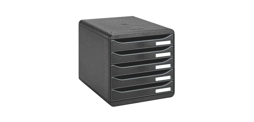 Module de classement Exacompta Big Box Plus 5 tiroirs couleur