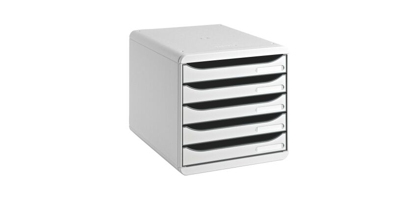 Module de classement Exacompta Big Box Plus 5 tiroirs couleur