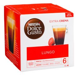 Café Nescafé Lungo Dolce Gusto - Caja de 16 dosis