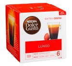 Café Nescafé Lungo en capsules pour Dolce Gusto - Boîte de 16