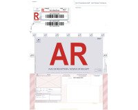 Formulaire imprimé jet d'encre et laser pour Recommandé A4 - Boîte de 150