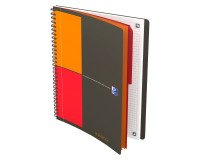 Cuaderno espiral Oxford International Activebook B5 17,6 x 25 cm - Perforado 4 agujeros - Pequeños cuadros - 160 páginas